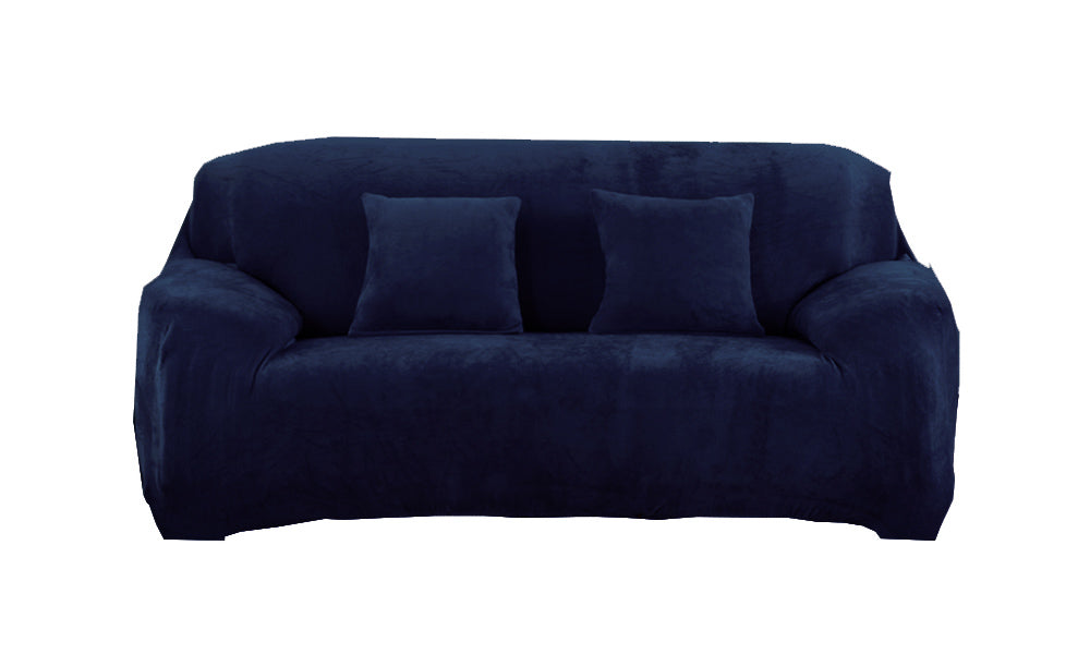 Double Seat Fleeced Spandex Couch Cover
