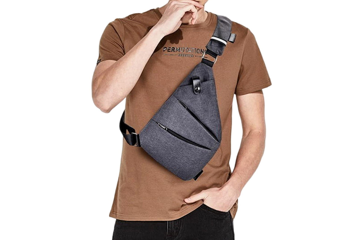 Anti-Theft Sling Bag-Left