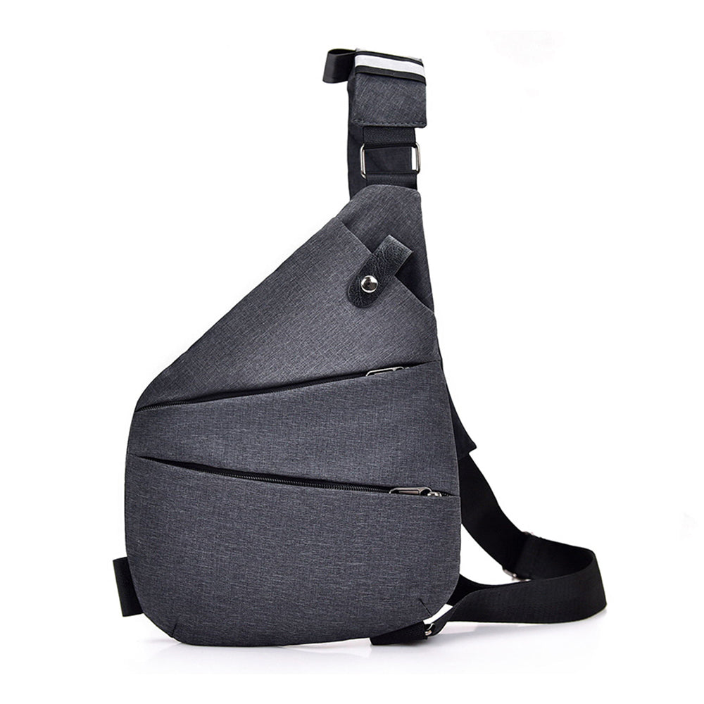 Anti-Theft Sling Men's Sling Crossbody Bag Chest Shoulder Back-Right