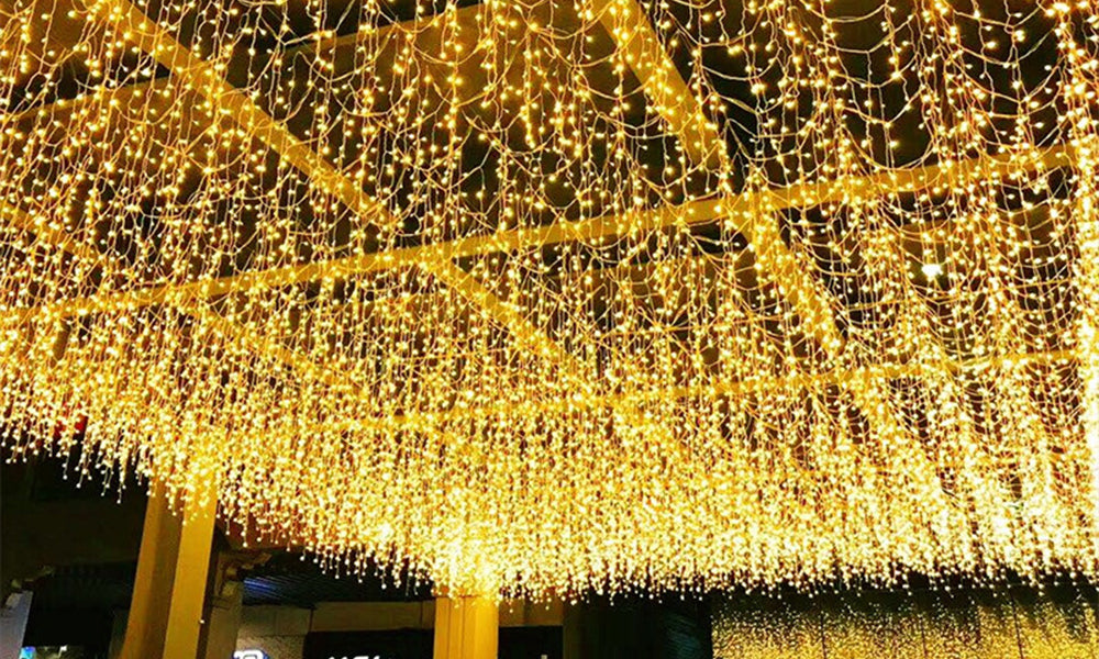 Solar Fairy Waterfall Light for Home Decoration