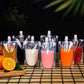 30Pcs 250ML Clear Stand Spout Pouch with Leak Proof Cap