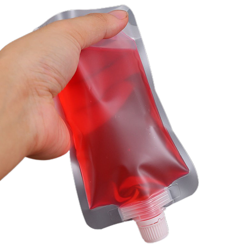 30Pcs 250ML Clear Stand Spout Pouch with Leak Proof Cap