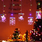 5pcs Christmas Window 3D Hanging LED Light Romantic Room Decoration