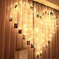 Heart Shape Picture Photo Peg Clip Fairy String Lights