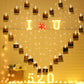 Heart Shape Picture Photo Peg Clip Fairy String Lights