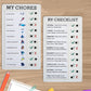 My Chores Chart Memo To Do List Planner Notes Board