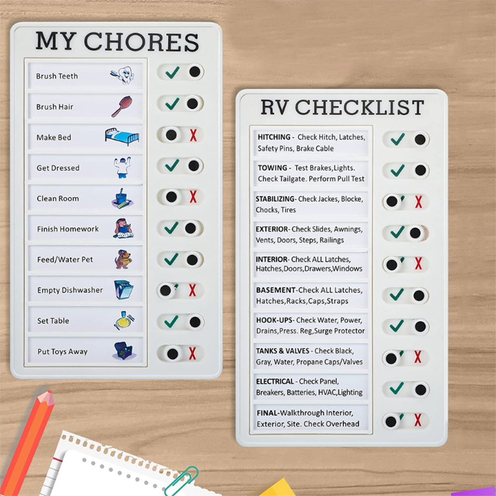 My Chores Chart Memo To Do List Planner Notes Board