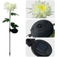 3Pcs Solar Power Chrysanthemum Ground Flower Light