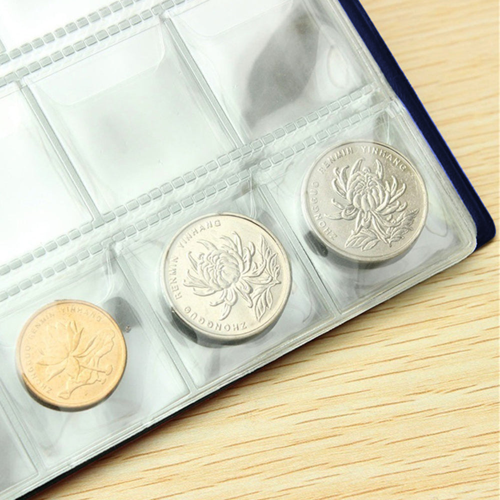 240 Coin Holder Collection Storage Collecting Money Penny Pockets Album Book
