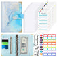A6 Budget Binder Cash Envelopes Budget Planner with 12 Zipper Cash Envelopes