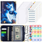 A6 Budget Binder Cash Envelopes Budget Planner with 12 Zipper Cash Envelopes