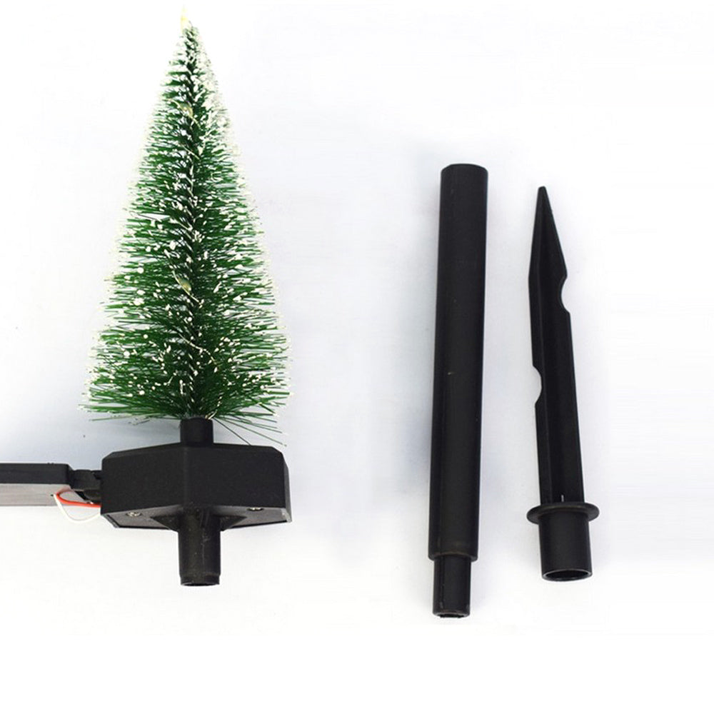 Solar Powered LED Snowflake Christmas Tree Light