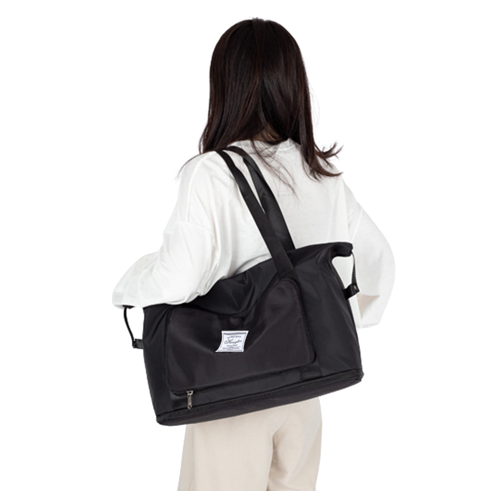 Large Capacity Collapsible Travel Bag Expandable Waterproof Duffel Bag