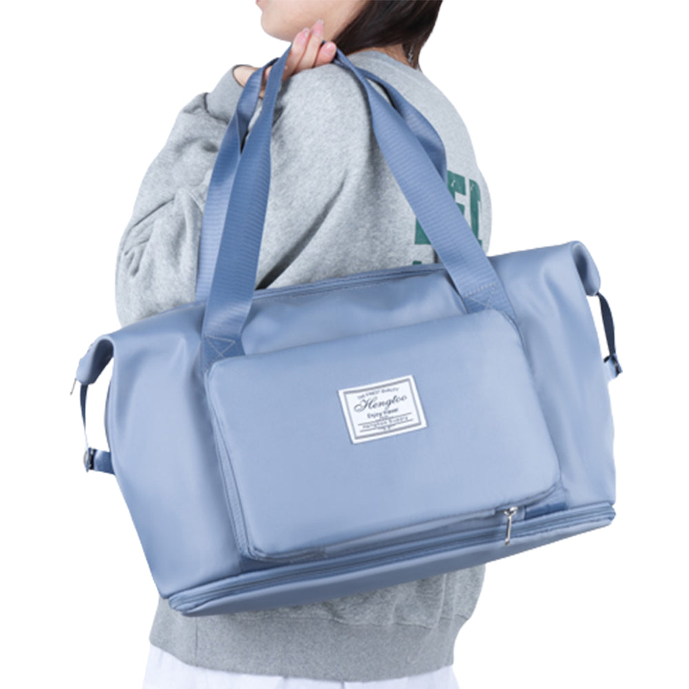 Large Capacity Collapsible Travel Bag Expandable Waterproof Duffel Bag