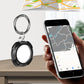 2Pcs For Apple AirTag Carbon Fiber Shockproof Armor Protective Case Cover Anti-lost Holder Keyring