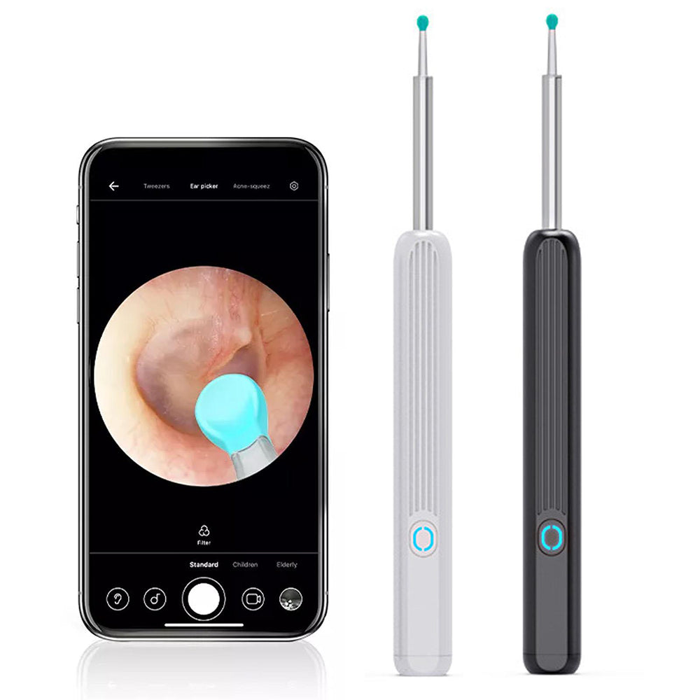 Ear Wax Removal Electric Ear Washer Kit with Visual Camera and Light