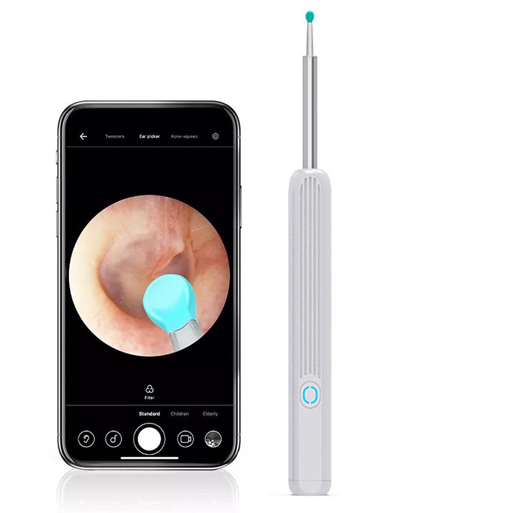Ear Wax Removal Electric Ear Washer Kit with Visual Camera and Light