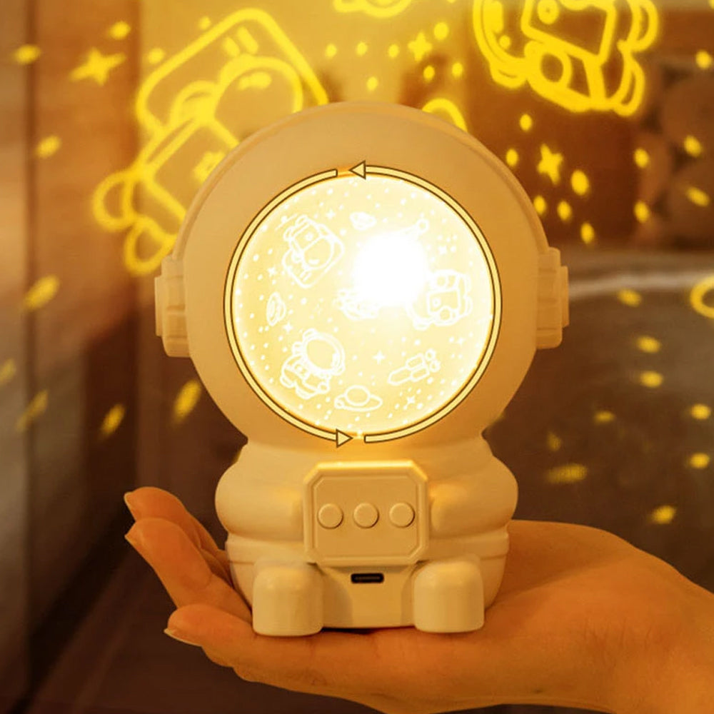 Astronaut Projector Light Starry Music Night Light Bedside Table Lamp