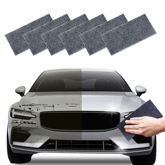 6Pcs Nano Magic Car Scratch Remover Polish Cloth Light Paint Scuffs Surface