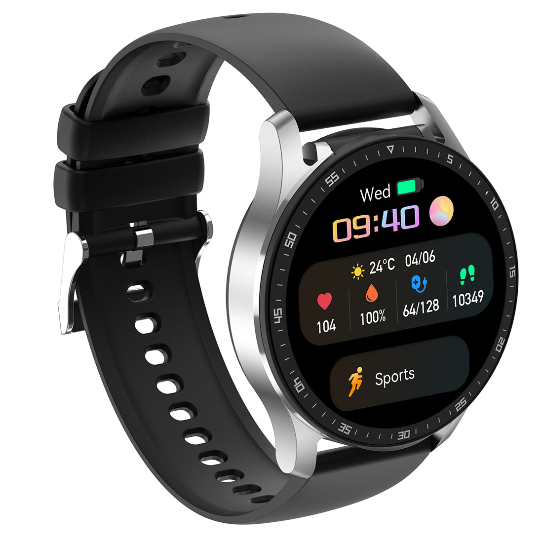 X7 Waterproof Smart Watch Touch Screen Sports Fitness Tracker Heart Rate Monitor with TWS Bluetooth Earphones