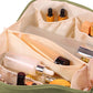 Large Opening PU Leather Makeup Bag