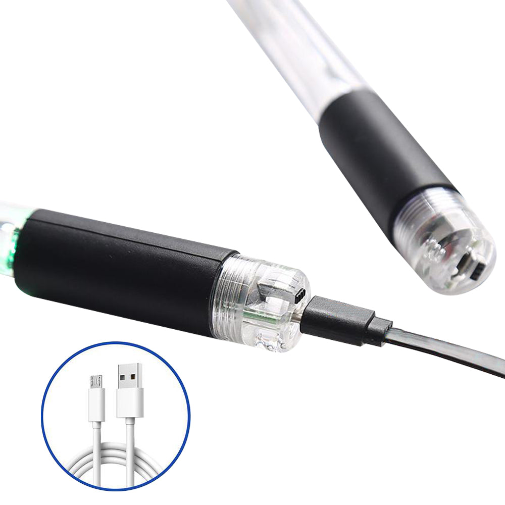 Pair of Color Changing LED Light Up Drumstick Motion Activated Glow in the Dark Rechargeable Drum Sticks