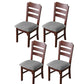 4Pcs Dining Chair Seat Cover Jacquard Removable Elastic Cushion Slipcover