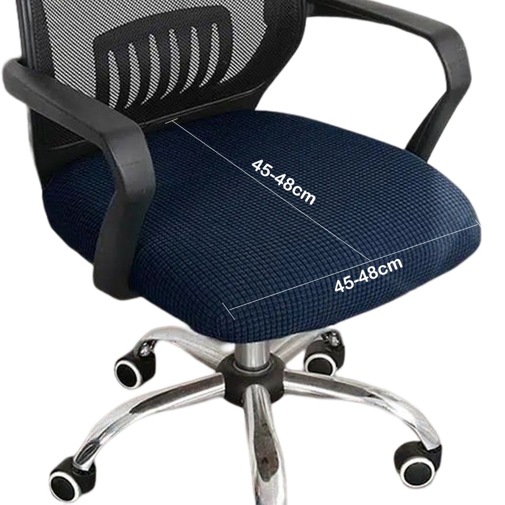 2Pcs Stretch Rotating Computer Chair Seat Covers