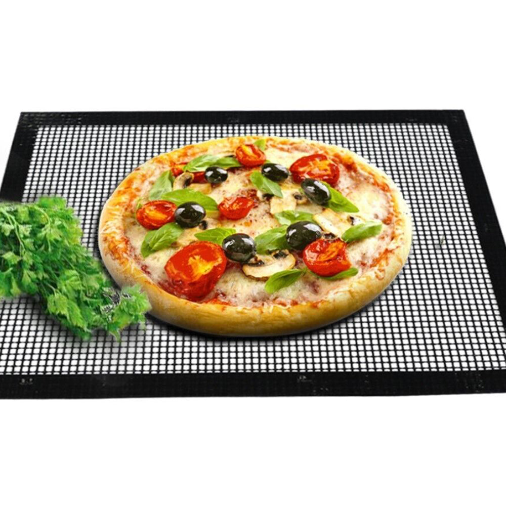 2Pcs Non Stick Reusable BBQ Mesh Grill Mat