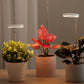 2Pcs Adjustable Full Spectrum LED Plant Grow Light Dimmable Indoor Halo Grow Lamp