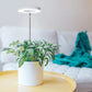 2Pcs Adjustable Full Spectrum LED Plant Grow Light Dimmable Indoor Halo Grow Lamp