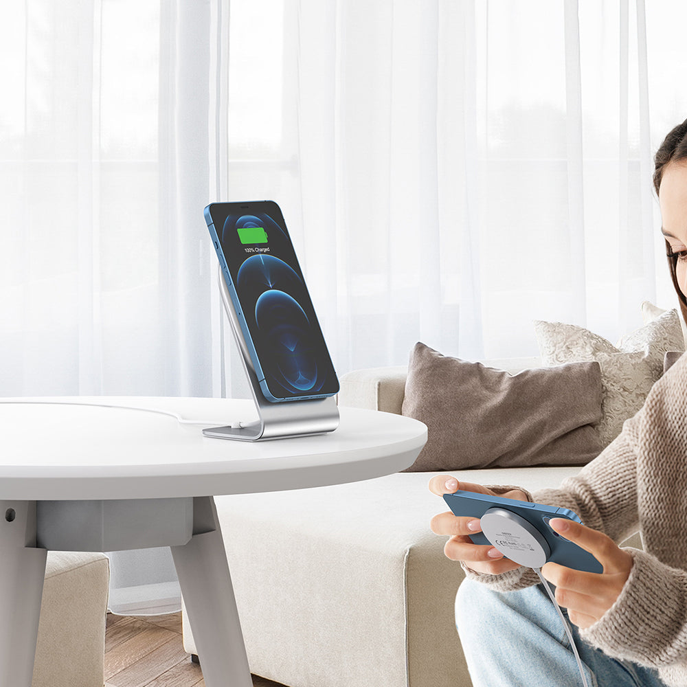 15W Qi USB Wireless Fast Charger with Phone Holder