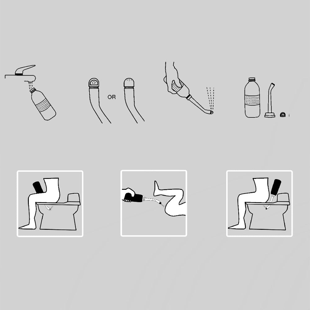 Portable Handheld Personal Bidet Bottle for Postpartum Perineal Care
