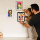 Kids Art Frames Wooden Artwork Display FrameWorks for A4 Paper