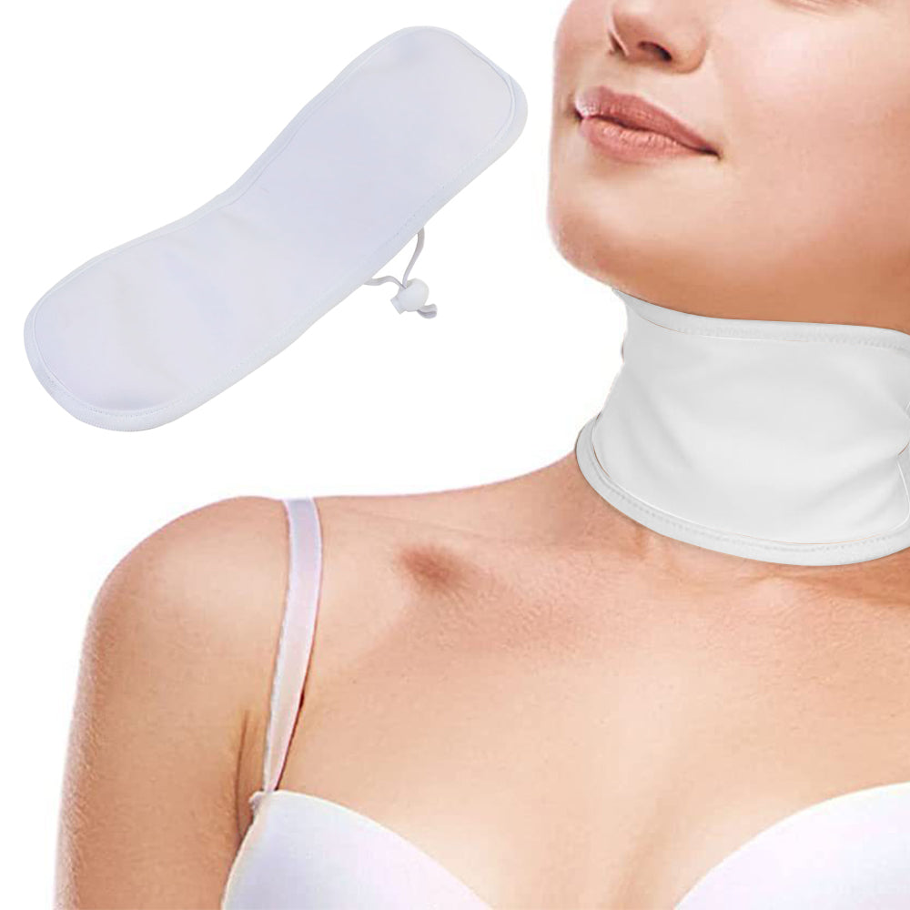 2Pcs Highly Absorbent Flexible Buckle Castor Oil Wrap for Neck