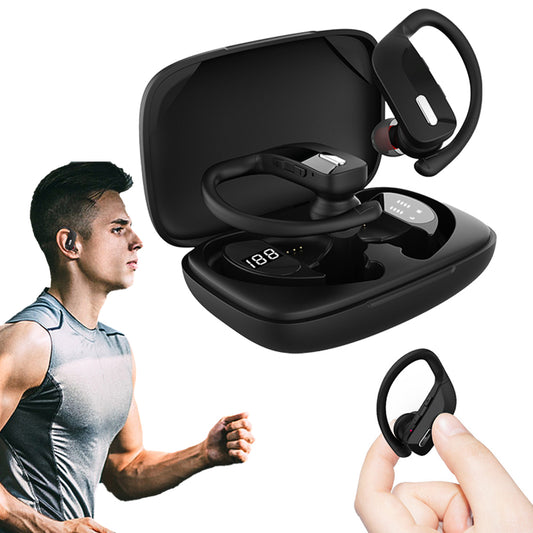 Sweatproof Wireless Bluetooth Earphones Headphones Sport Gym Earbuds