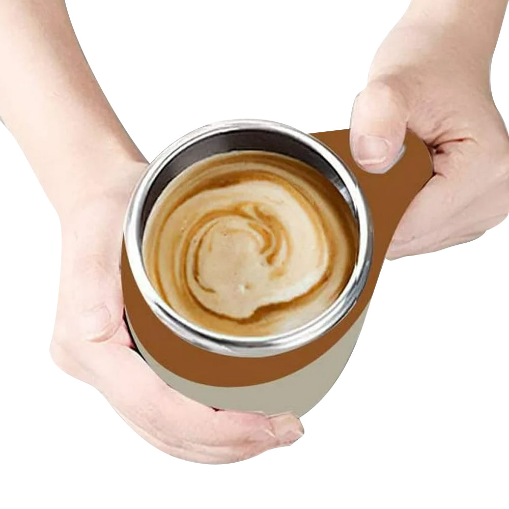 Electric Auto Self-Stirring Stainless Steel Coffee Cup