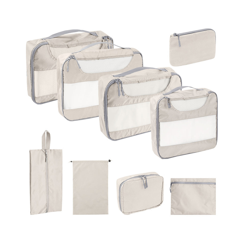 Set of 9Pcs Travel Packing Cube Luggage Organizer