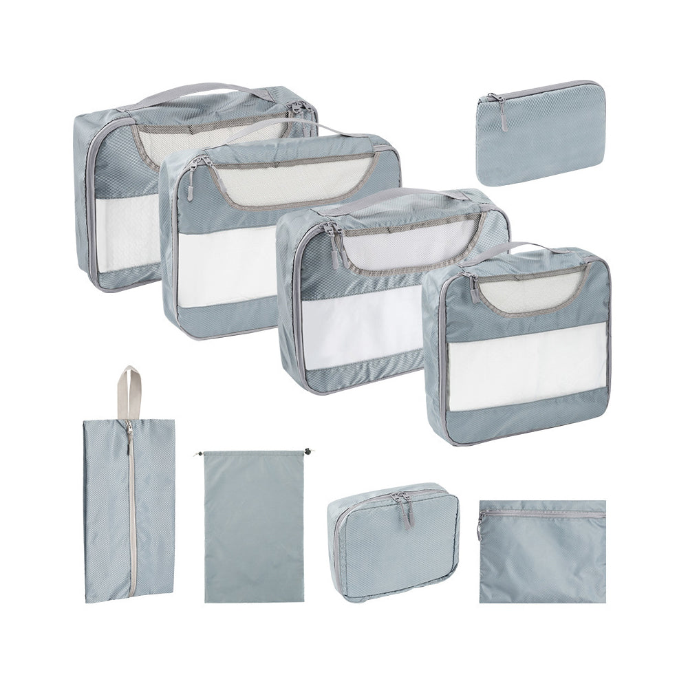 Set of 9Pcs Travel Packing Cube Luggage Organizer