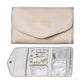 Foldable Travel Jewelry Organizer Case for Rings Necklaces Bracelets Earrings
