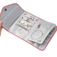 Foldable Travel Jewelry Organizer Case for Rings Necklaces Bracelets Earrings