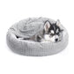 Pet Bed with Attached Blanket Hooded for Small Dogs and Cats