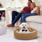 Pet Bed with Attached Blanket Hooded for Small Dogs and Cats