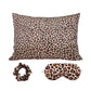 3Pcs Set Soft Pillowcase for Hair and Skin-1 Pillowcases with 1 Eye mask and 1 Hair Elastic