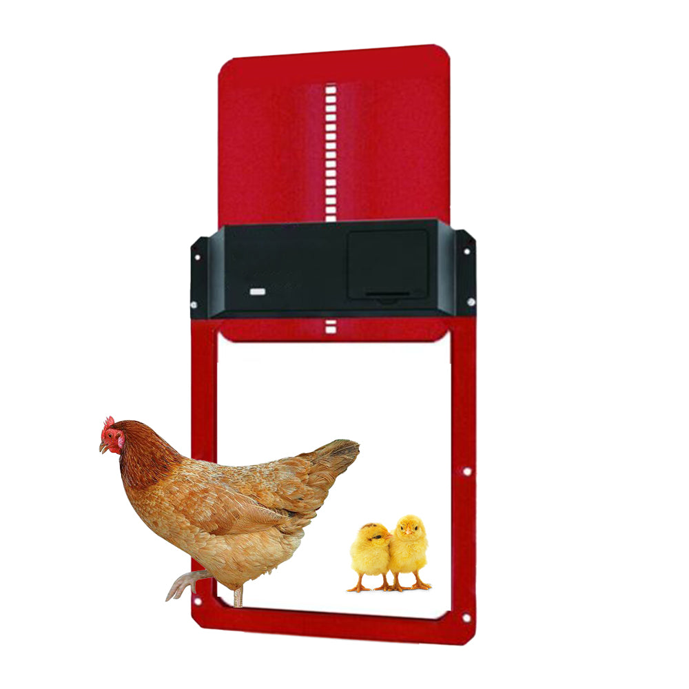 Automatic Chicken Coop Door Opener Light Sensing Poultry Gate Doorr