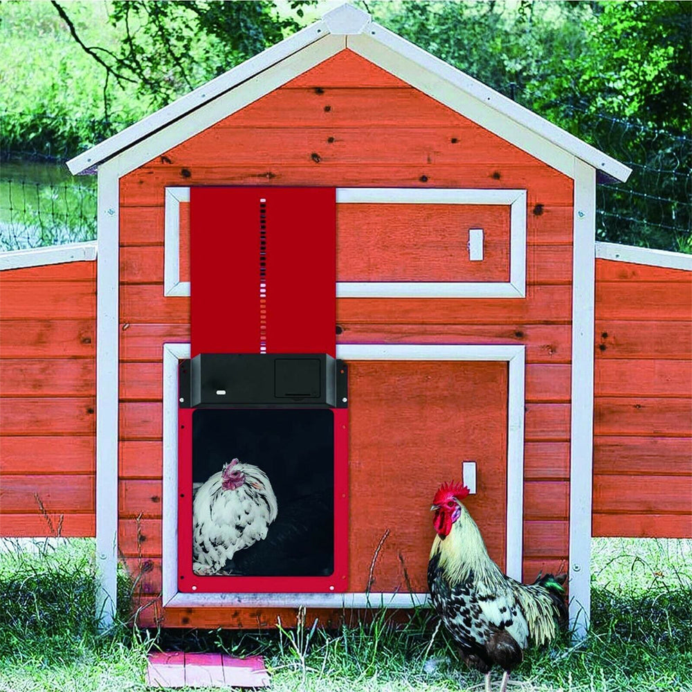 Automatic Chicken Coop Door Opener Light Sensing Poultry Gate Doorr