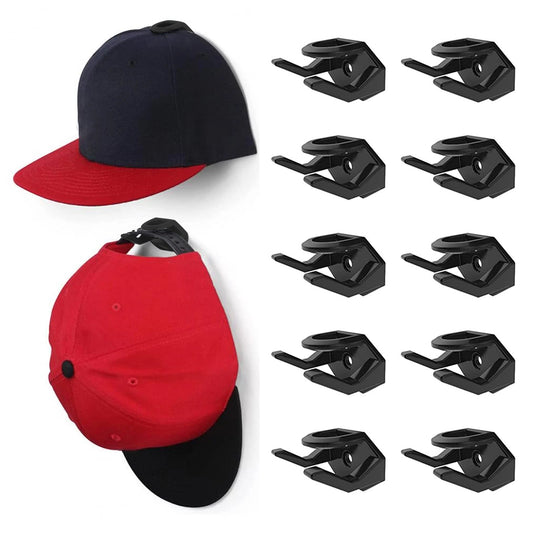 10Pack Hat Rack for Baseball Caps