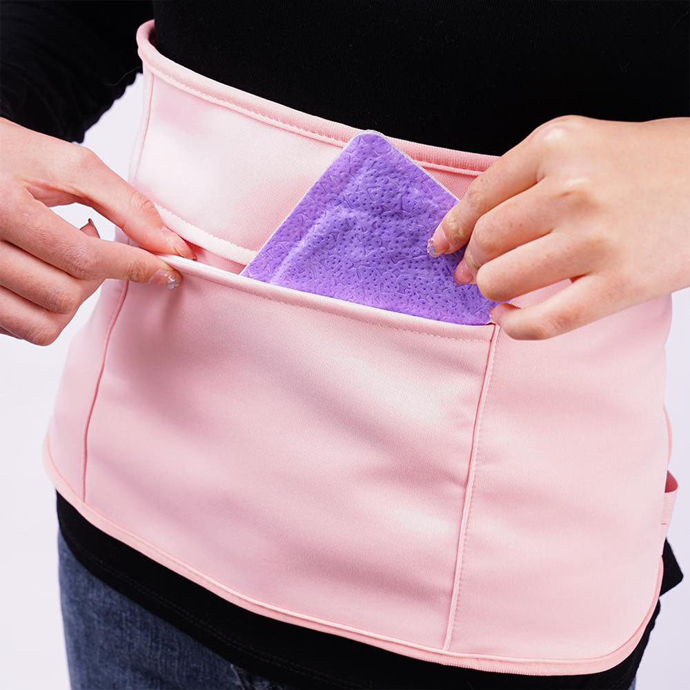 Castor Oil Pack Kit Compress Reusable Wrap Belt for Inflammation Toxin Remover