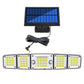 5 Heads Solar Motion Sensor Wall Lights-Split Solar Panel