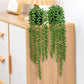 4Pcs 50CM Artificial Hanging Plants Fake Potted Hanging Plants